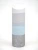 Handpainted Glass Vase for Flowers | Cylinder Vase | Interior Design Home Decor | Table vase 10 in